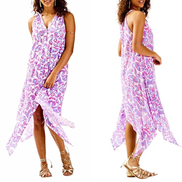 Lilly Pulitzer Dresses & Skirts - Lilly Pulitzer Monica Beach Dress Amethyst